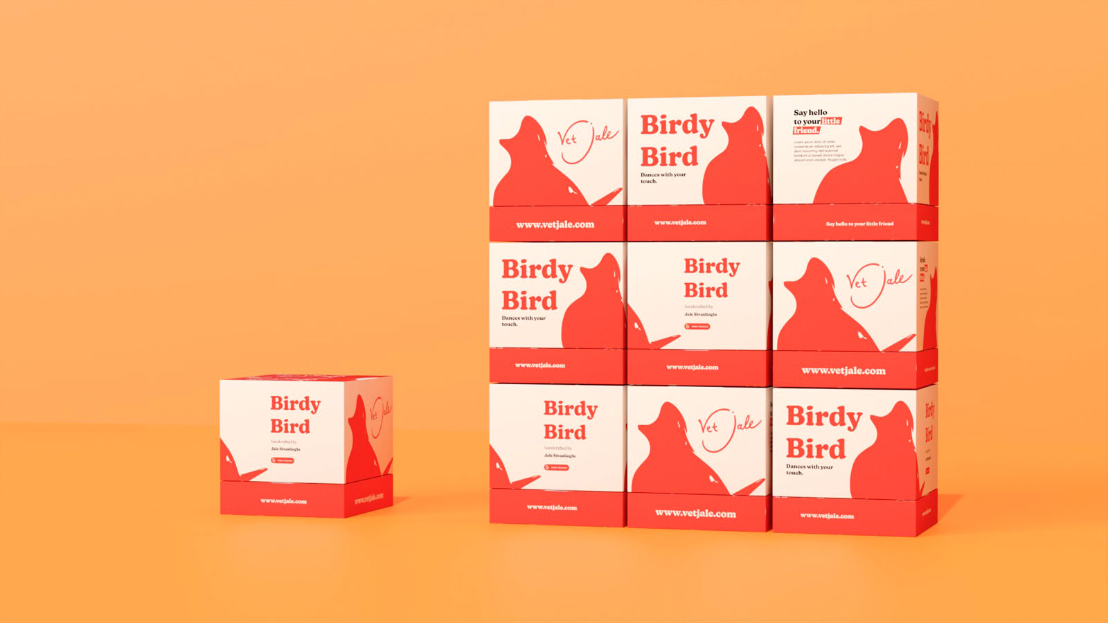 ceramic bird package design