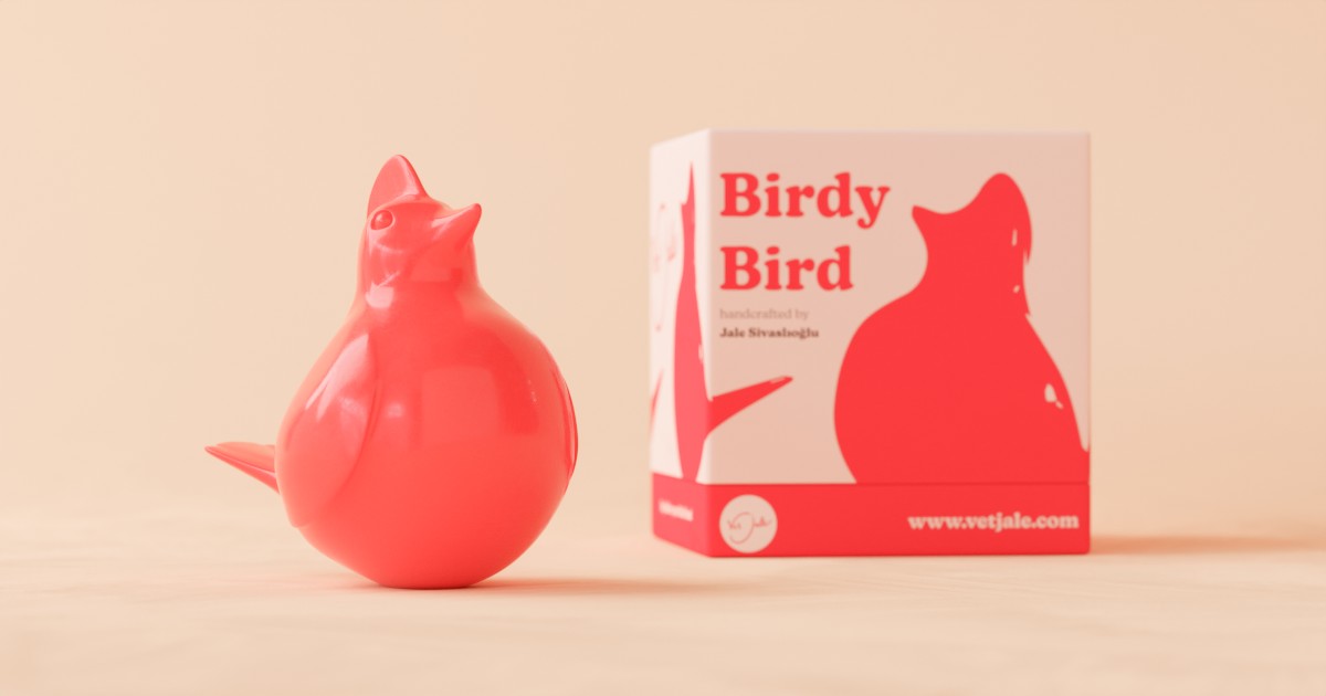 Birdy Bird- ceramic bird interactive